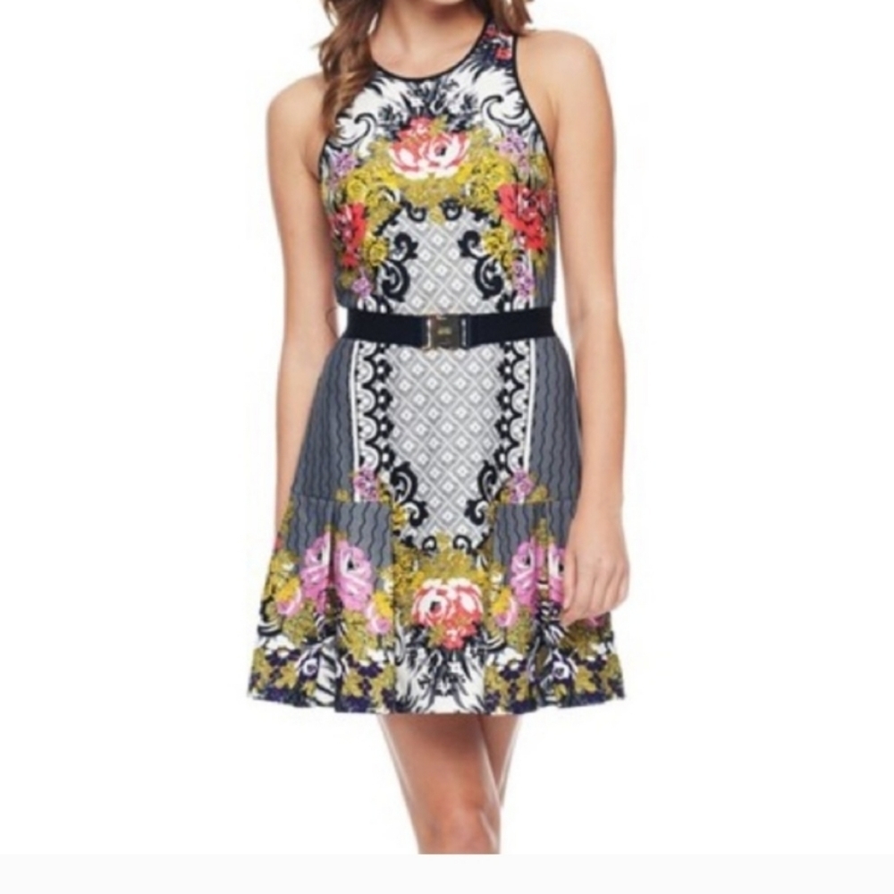 JUICY Couture Angel Combo Eloise printed Dress Sz-M